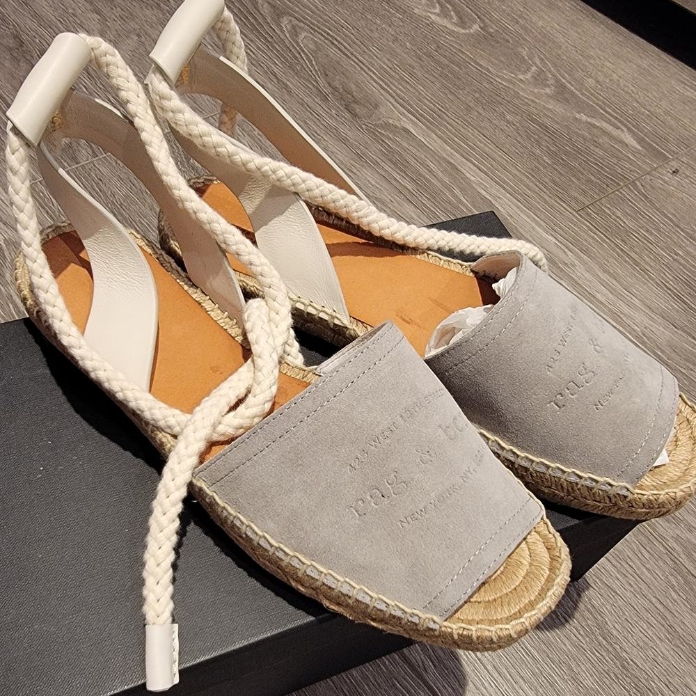 *NEW* Rag & Bone – Estelle Leather Espadrille Sandal